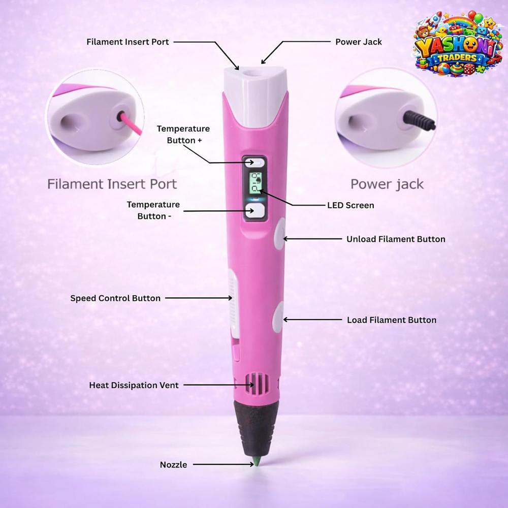 Yashoni 3D Printing Pen for Kids