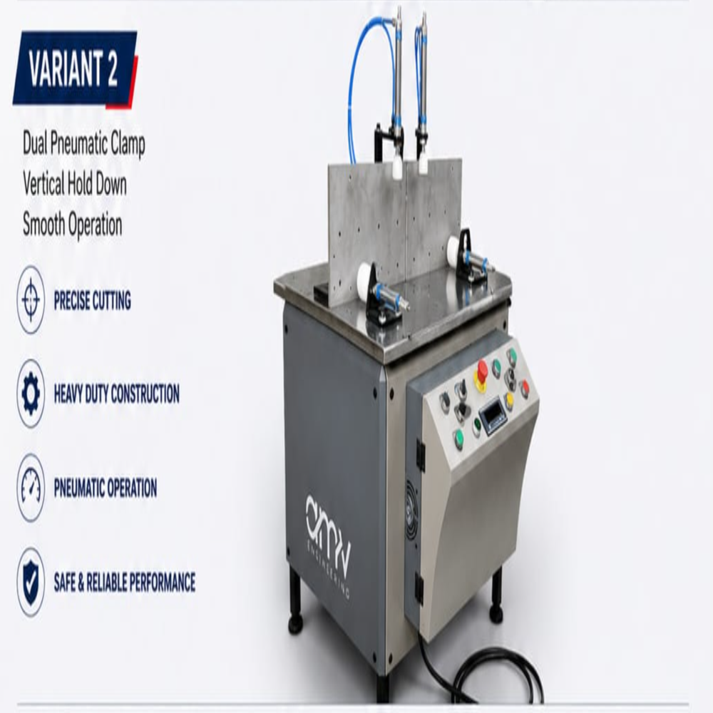 Upvc Fabrication Machine - Color: Gray And White