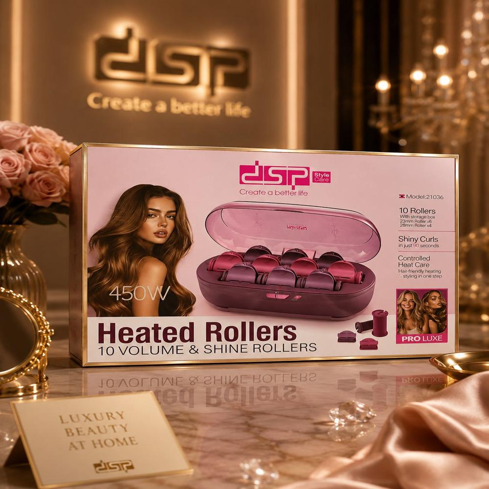Dsp Heated Hair Roller 21036 - Attributes: Hard