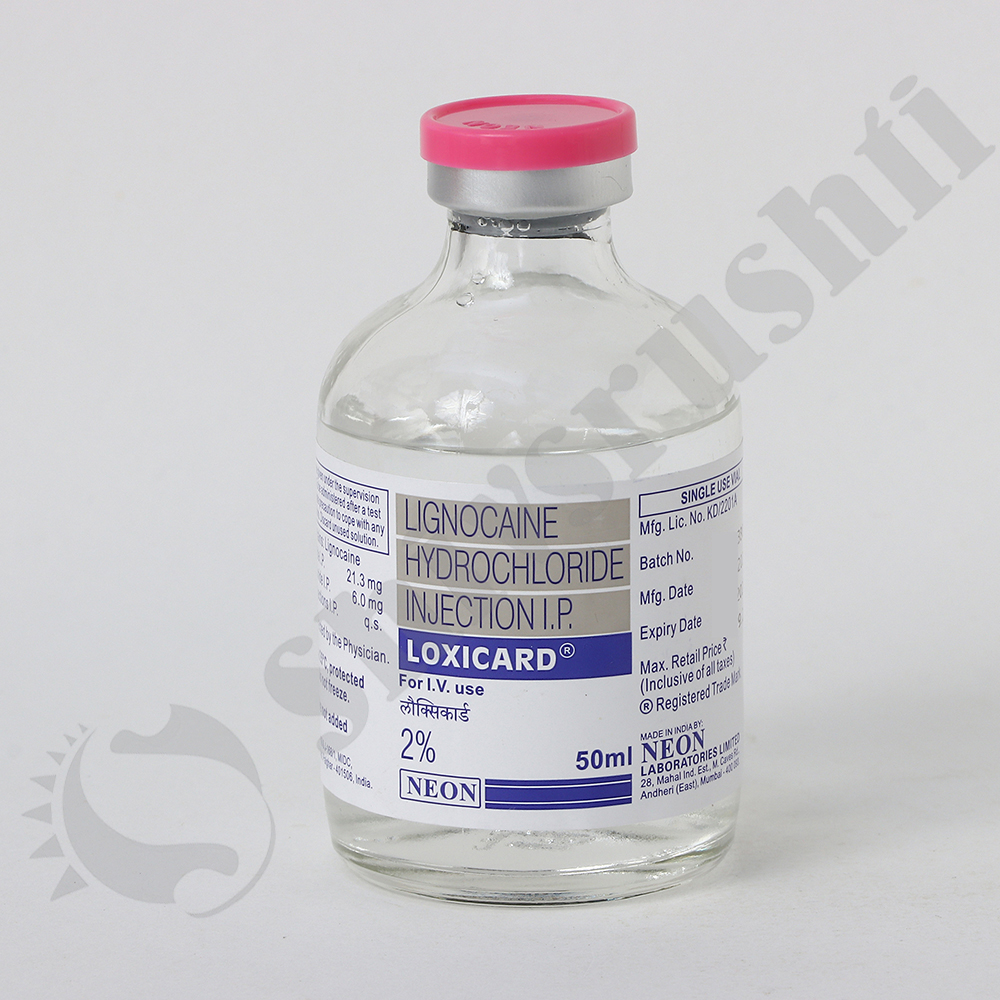 Loxicard 2% 50ml - Lignocaine Hydrochloride Injection, Suitable For Anesthesia And Pain Management