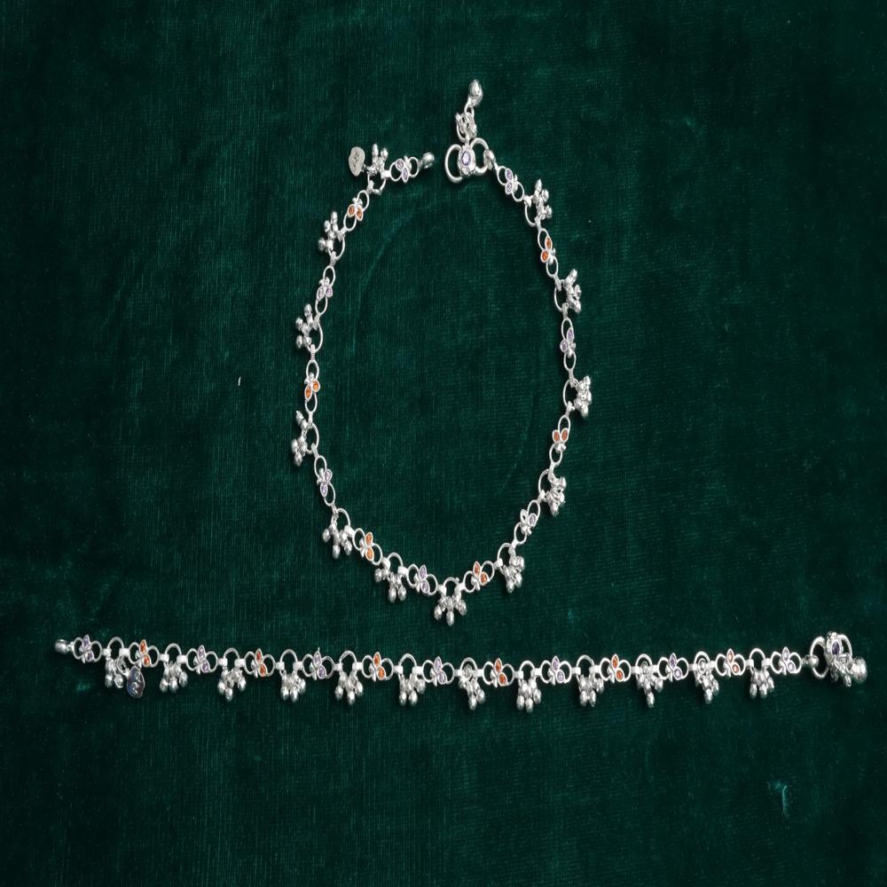 Royal Style German Silver Payal with Long Lasting Shine & Premium Craftsmanship