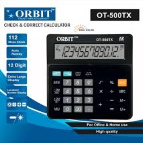Orbit Ot-500Tx Electric Calculator - Color: Any Color