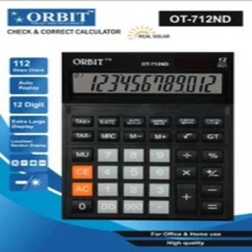 Orbit Ot-712Nd Electric Calculator - Color: Any Color