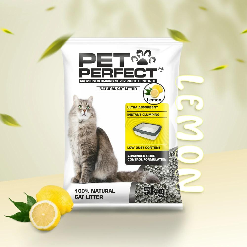 Cat Litter Lemon 5kg Round CL-LEM-01R