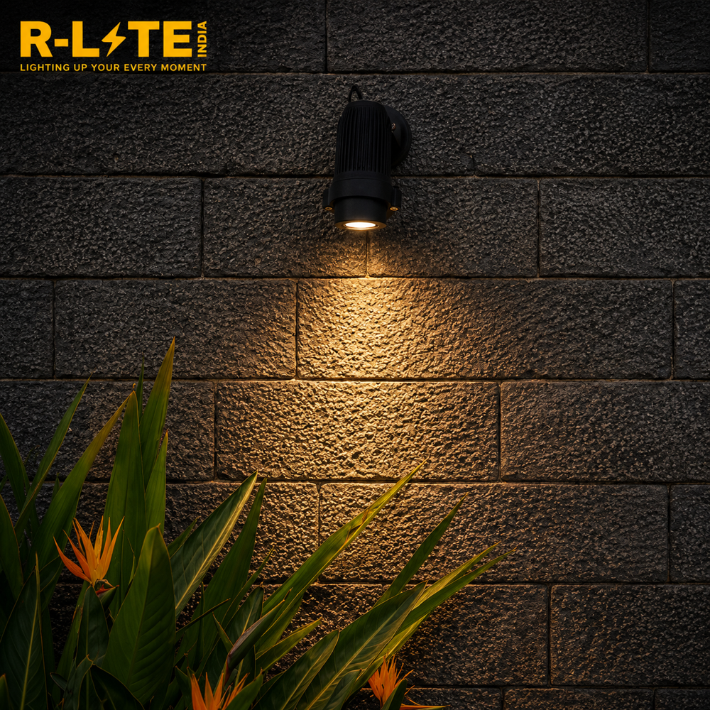 Led Garden Light - Color: Black