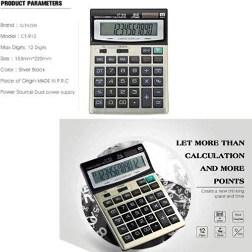 GLTZEN CT-912 ELECTRIC CALCULATOR