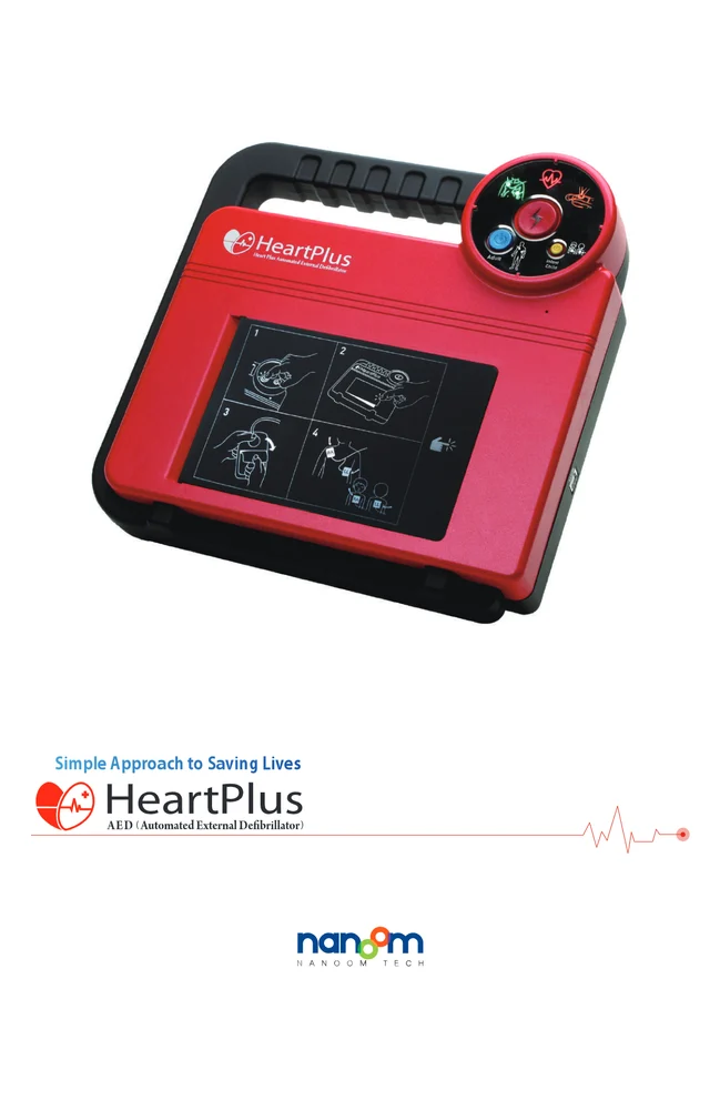 Nanoom HeartPlus NT-180 AED | 1 Year Warranty