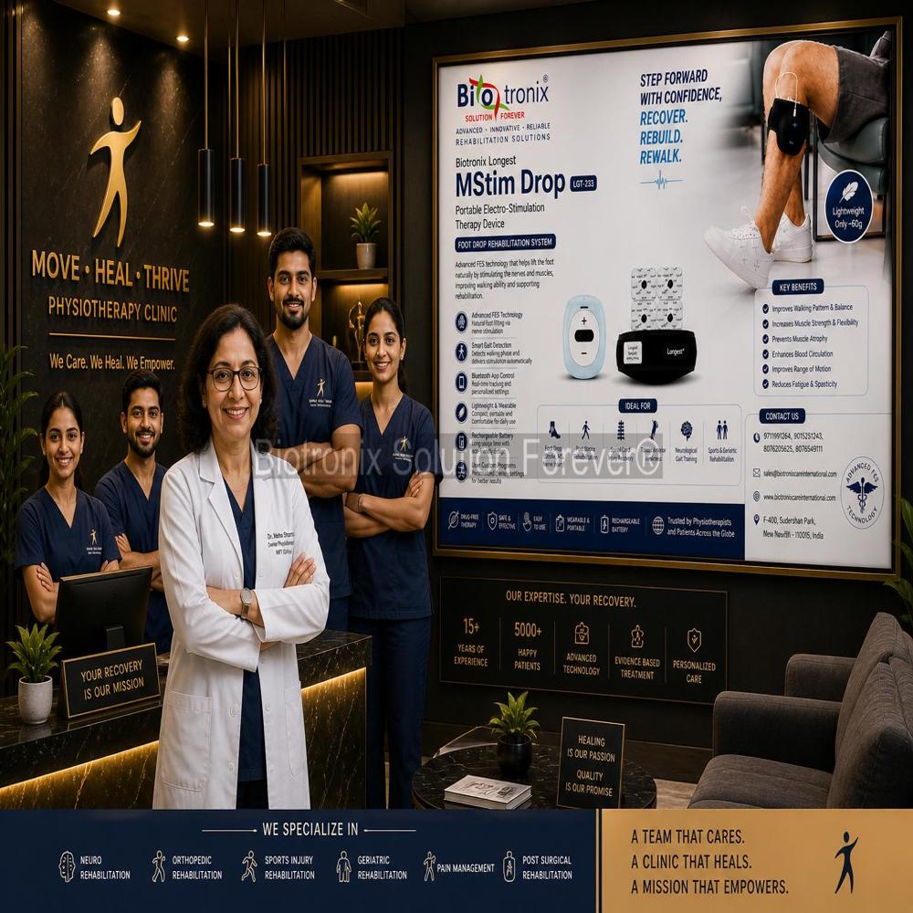 Smart Wearable Neuro Stimulator for Foot Drop Recovery