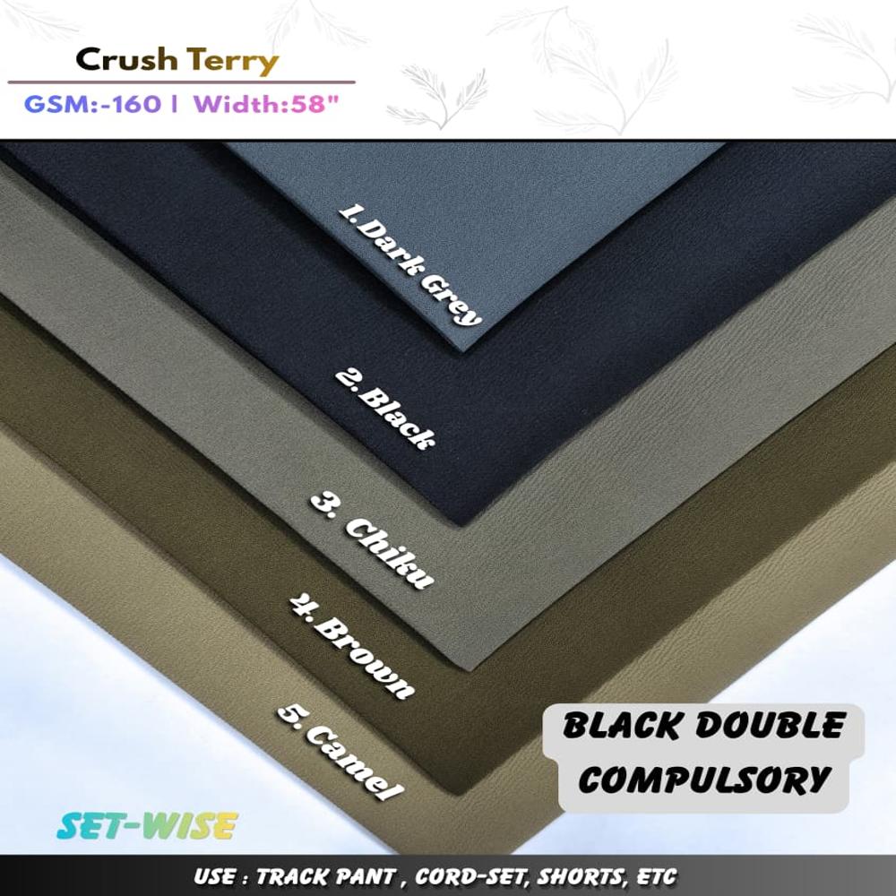 Crush Terry - polyester lycra