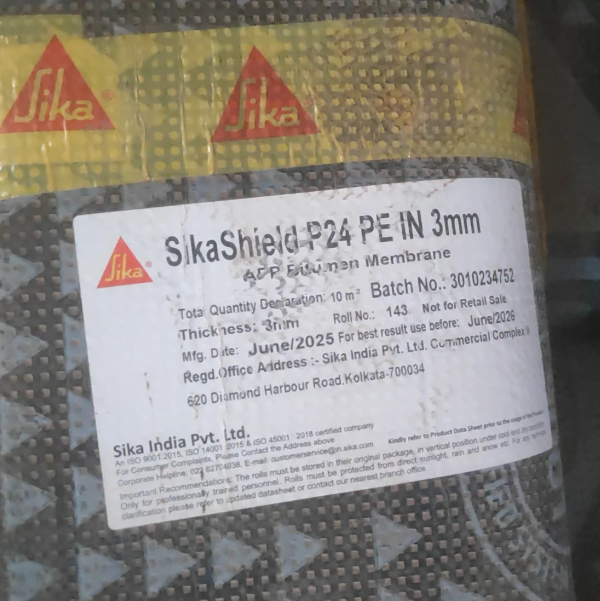 SikaShield E50 HDPE SA IN 1.5mm Self-Adhesive Waterproofing Membrane