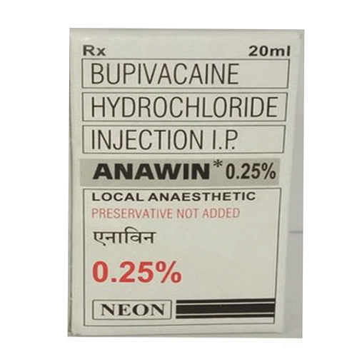 20ml Bupivacaine Hydrochloride Injection