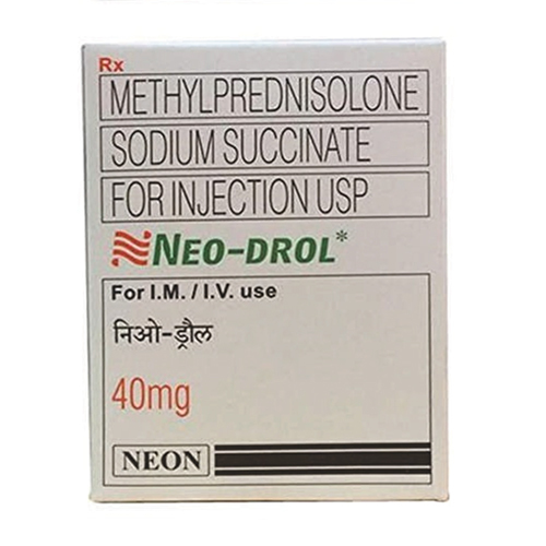 40Mg Methylpednisolone Sodium Succinate For Injection Usp - Brand Name: Not Specified (Generic)