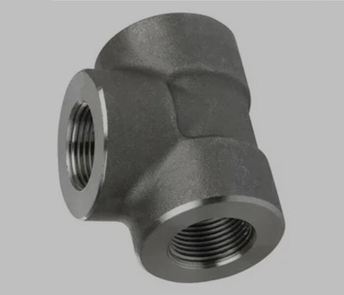 Cs Threaded Tee - Coating Type: Electro-Galvanized / Black Paint