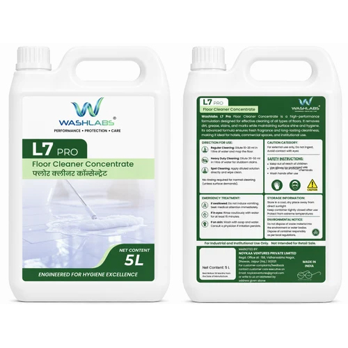 WASHLABS L7 Floor Cleaner Concentrate, Multi Surface Floor Cleaning Liquid