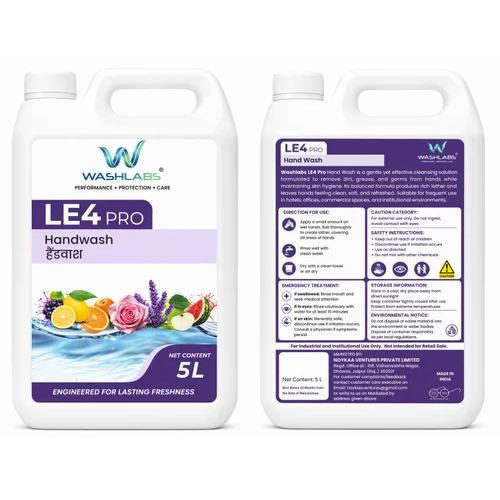 Washlabs Liquid Hand Wash 5 Litre Can, Antibacterial Hand wash