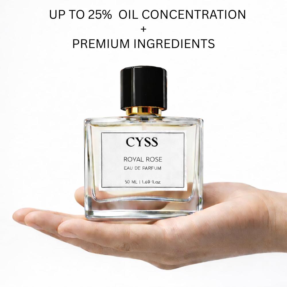 CYSS ROYAL ROSE Long Lasting Unisex Perfume 50 ML