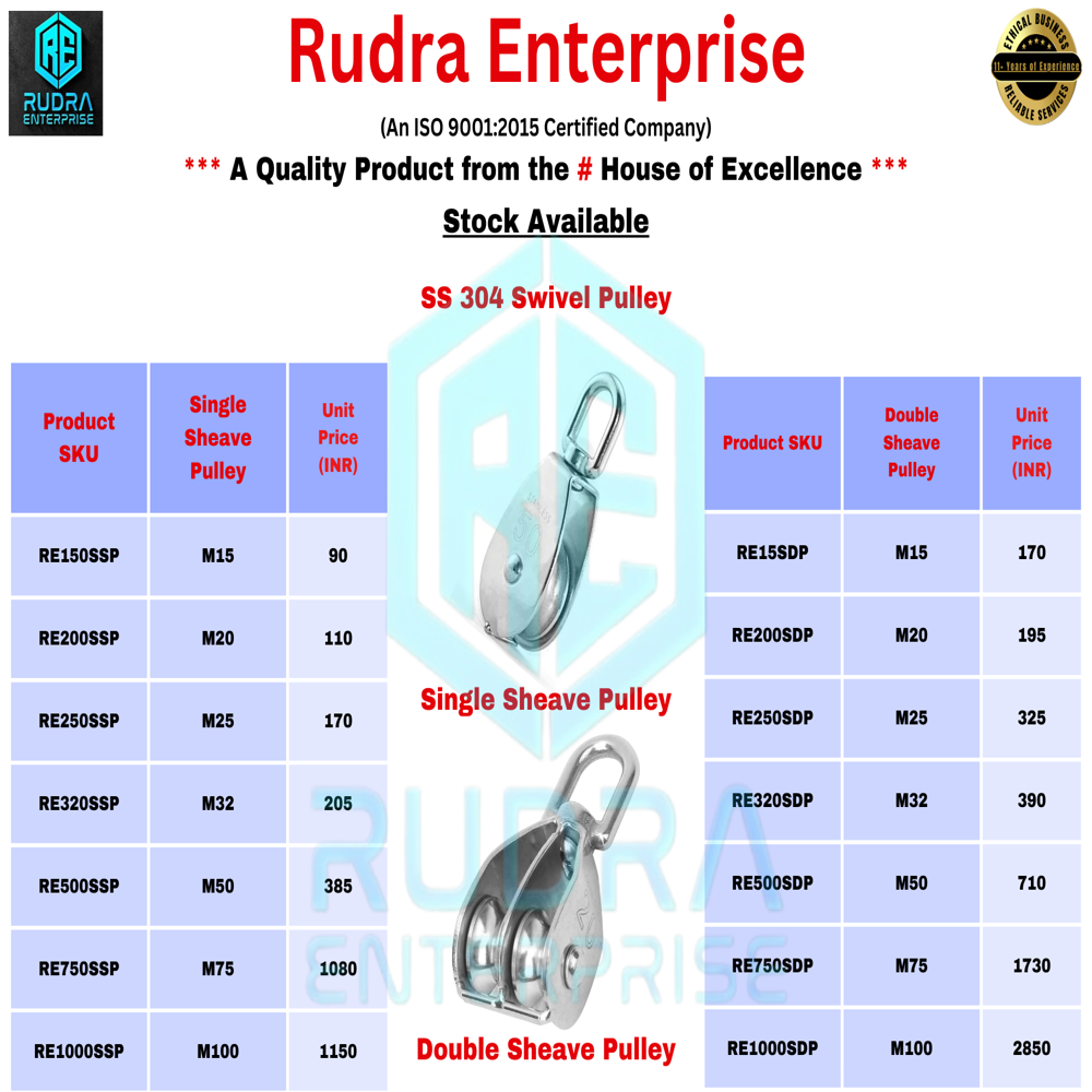 SS304/316  Sheave Pulley