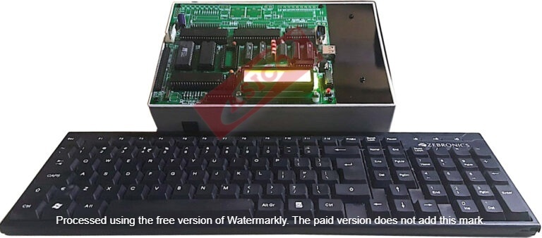 8085 MICROPROCESSOR TRAINING KIT WITH LCD DISPLAY & INBUILT POWER SUPPLY