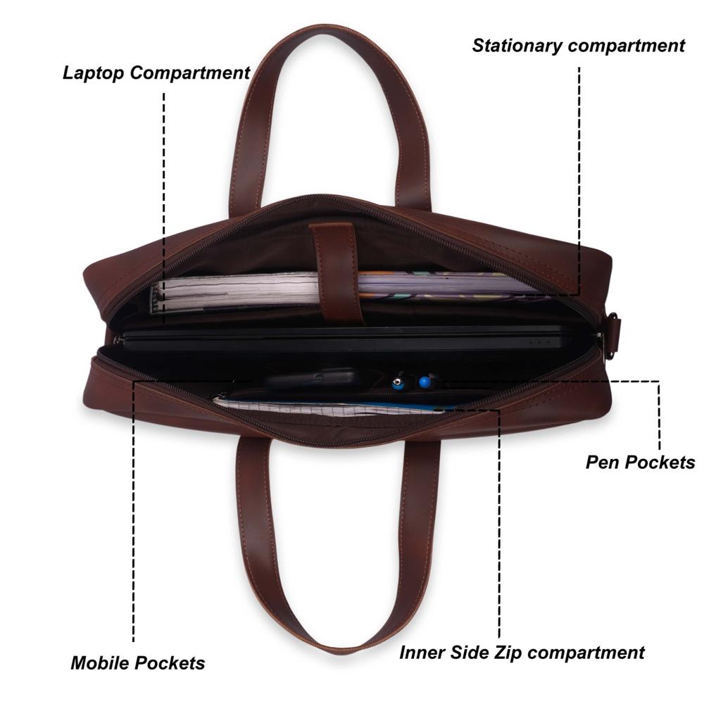  KORI Midnight Executive Slim Laptop Brief(002)