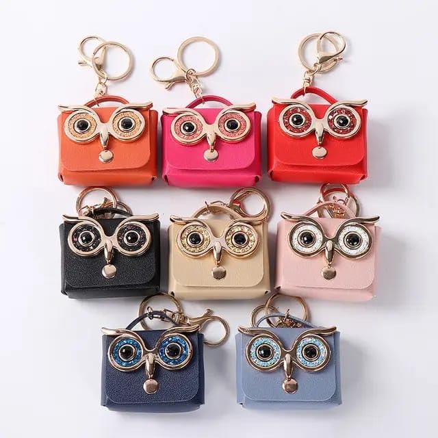 Owl Eye Handbag Keychain