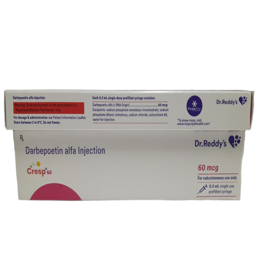 Cresp 60mcg - Darbepoetin Alfa Injection
