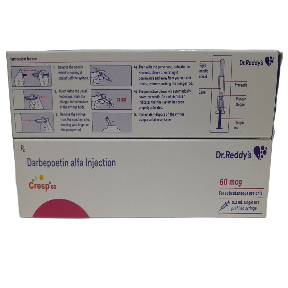 Cresp 60mcg - Darbepoetin Alfa Injection