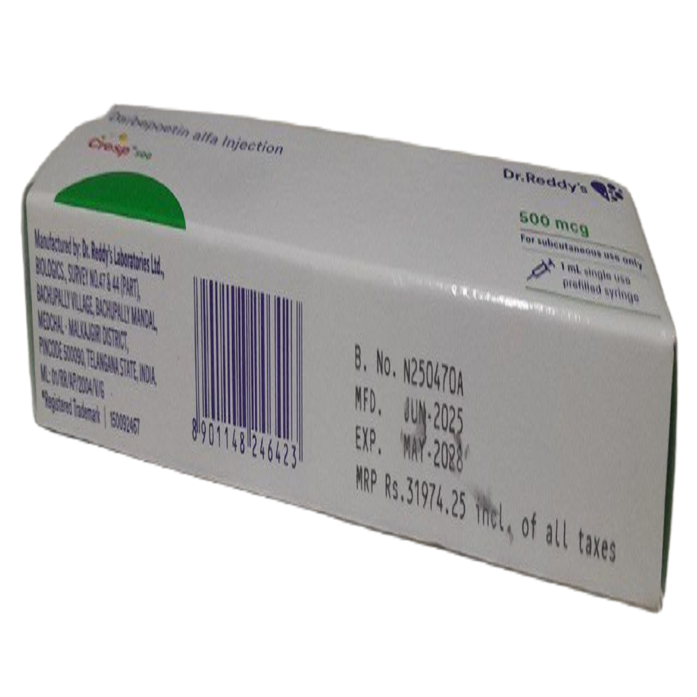Cresp 500mcg - Darbepoetin Alfa Injection