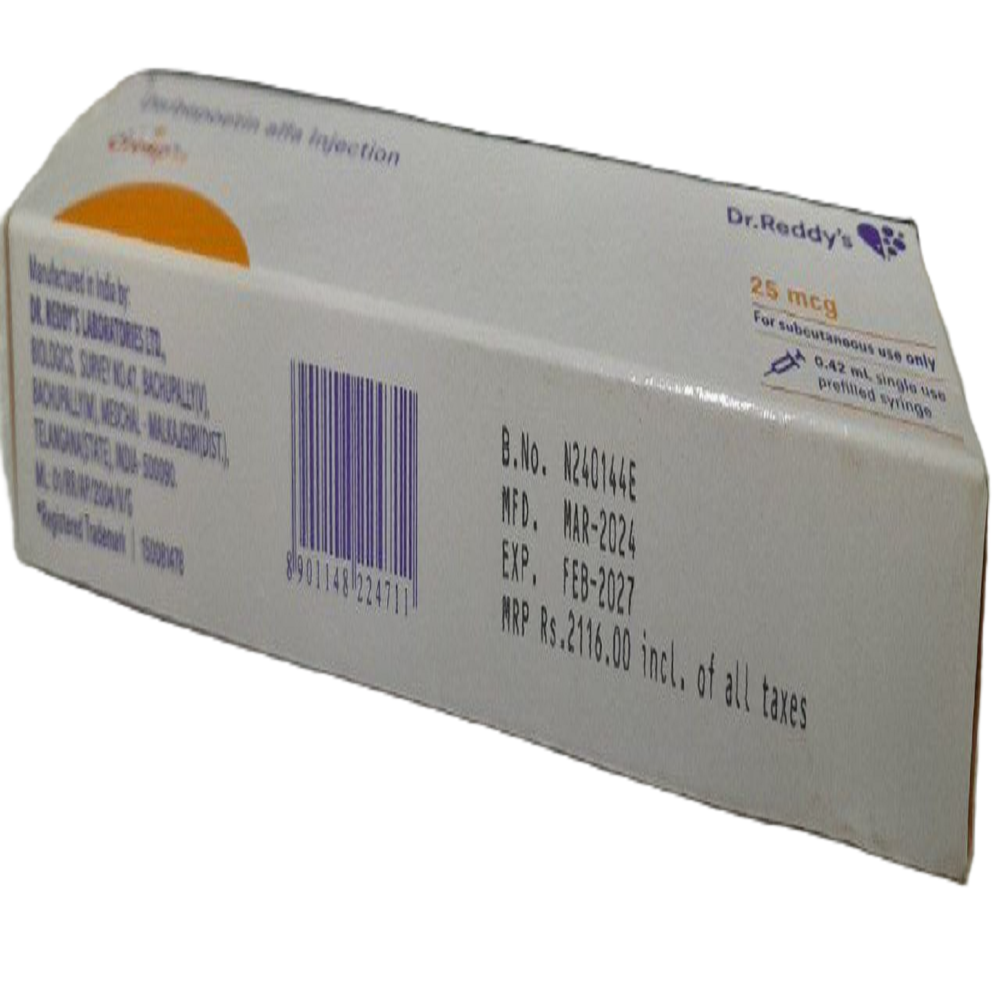 Cresp 25mcg - Darbepoetin Alfa Injection