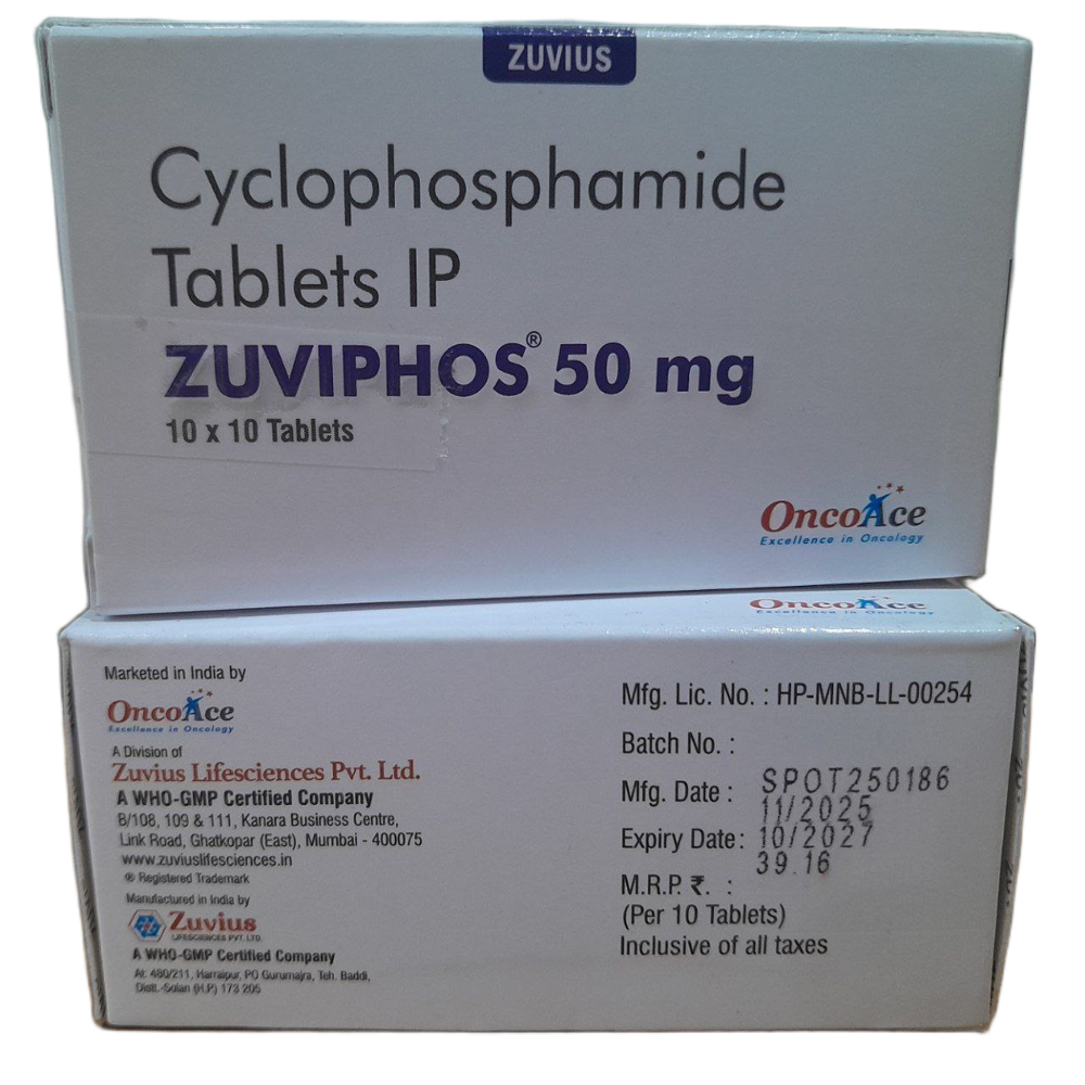 Zuviphos 50mg - Cyclophosphamide Tablets