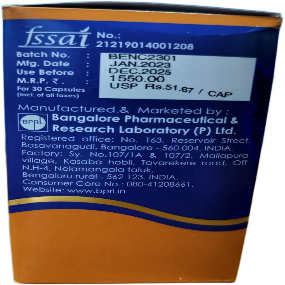 Ben-C 167/1000mg - Curcumin Capsules