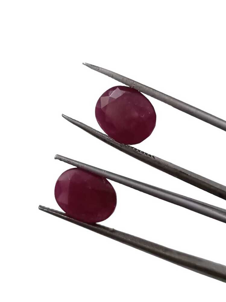 9 Ct Natural Ruby Pair