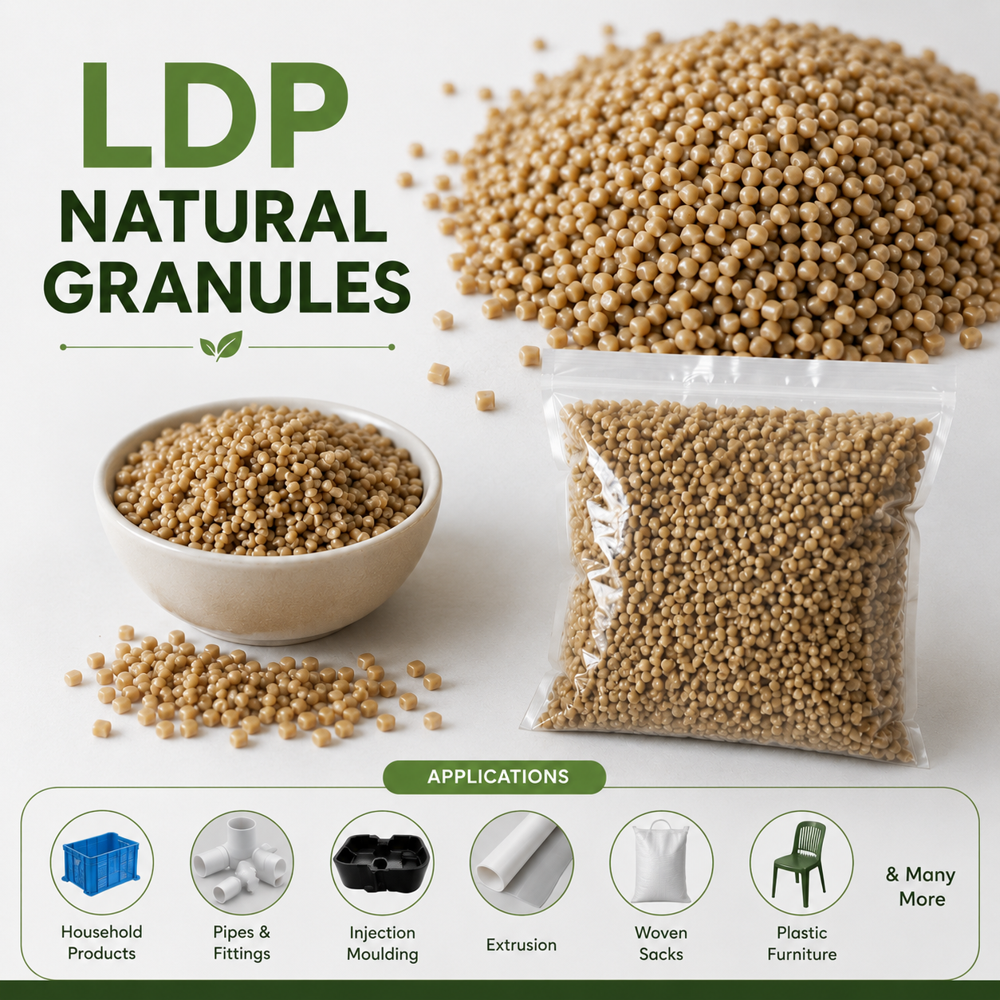 Ldp Natural Plastic Granules - Density: 0.93 Gram Per Cubic Centimeter(G/Cm3)