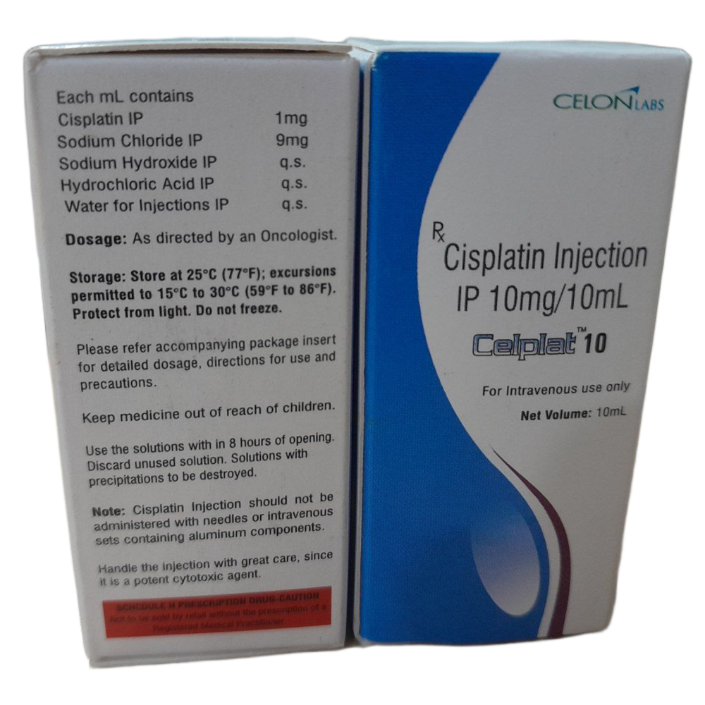 Celplat 10mg - Cisplatin Injection