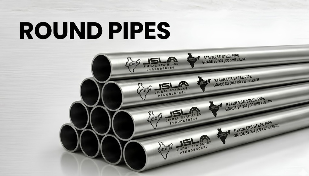 Grade SS 204 Stainless Steel Pipe