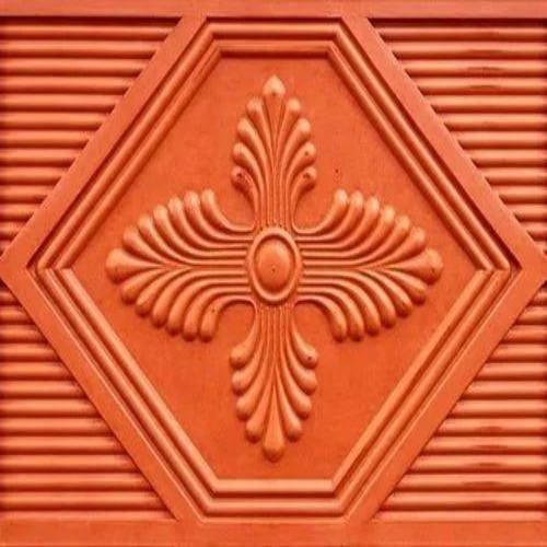 Terracotta celling tiles