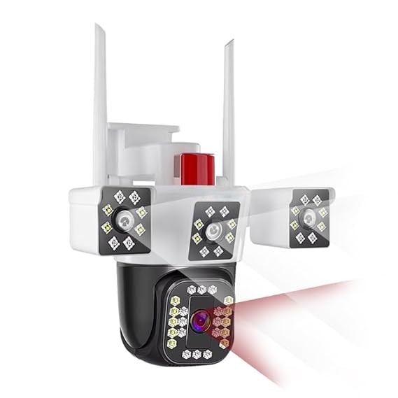 TRIPLE LENS 360 Degree 4G CCTV ELECTRIC CAMERA