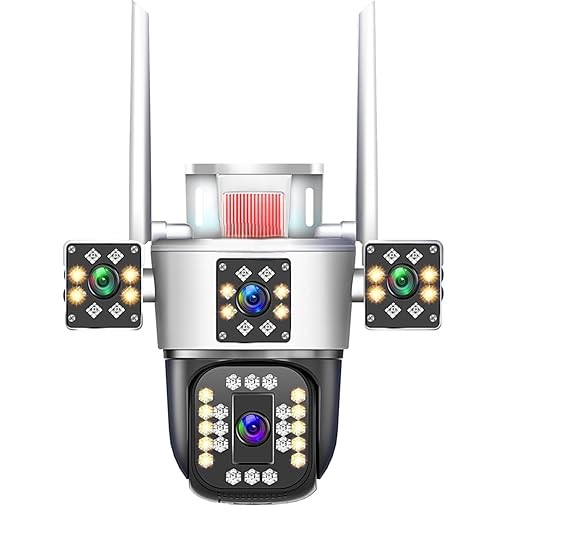 TRIPLE LENS 360 Degree 4G CCTV ELECTRIC CAMERA
