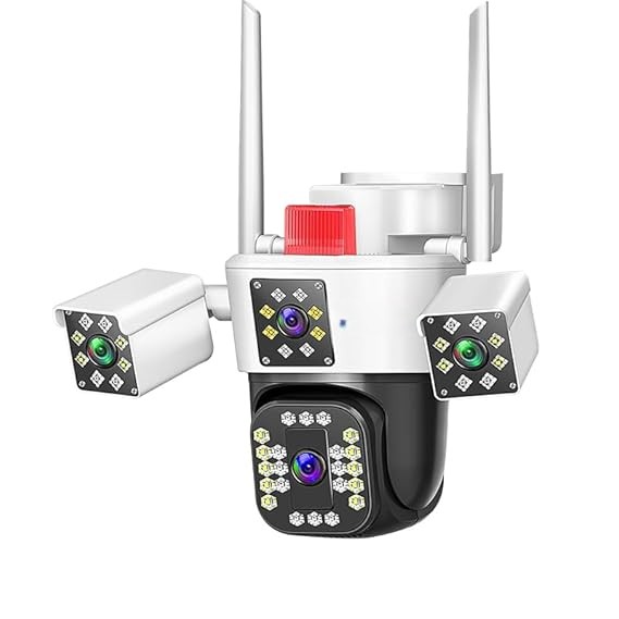 TRIPLE LENS 360 Degree 4G CCTV ELECTRIC CAMERA