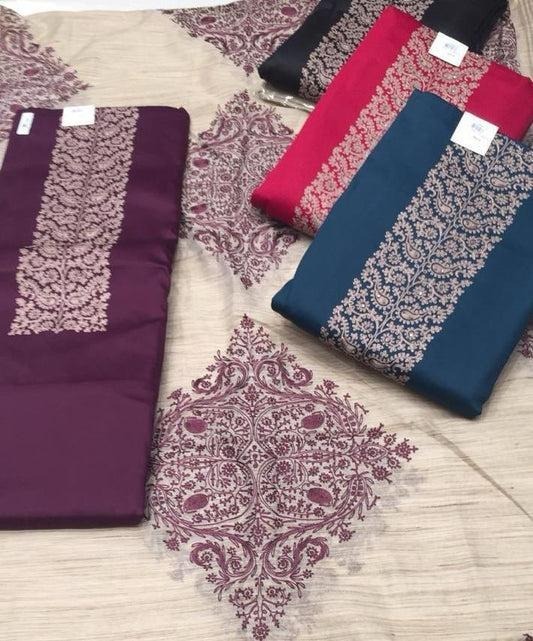 Ladies Embroidery Woolen Suits