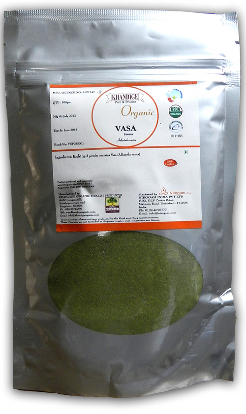 ऑर्गेनिक वासा पाउडर