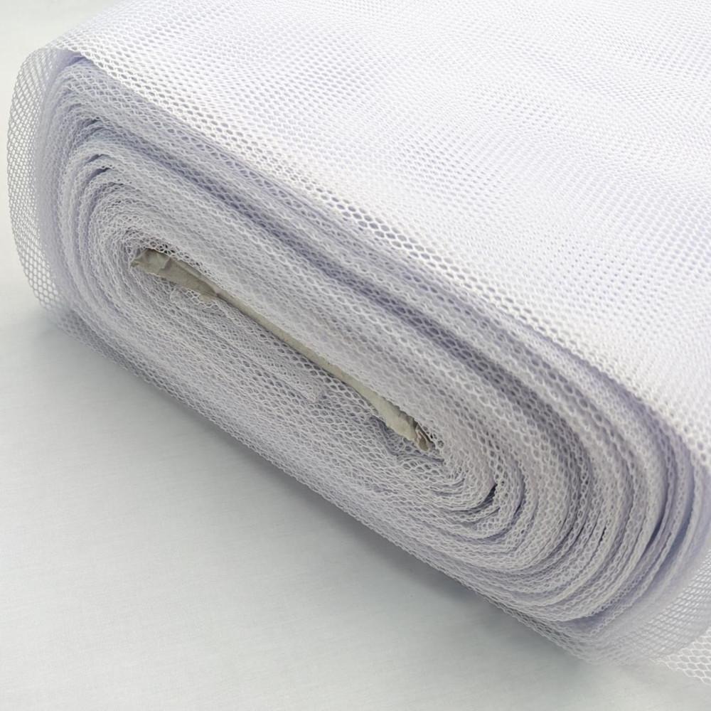 White Can Can Net Fabric