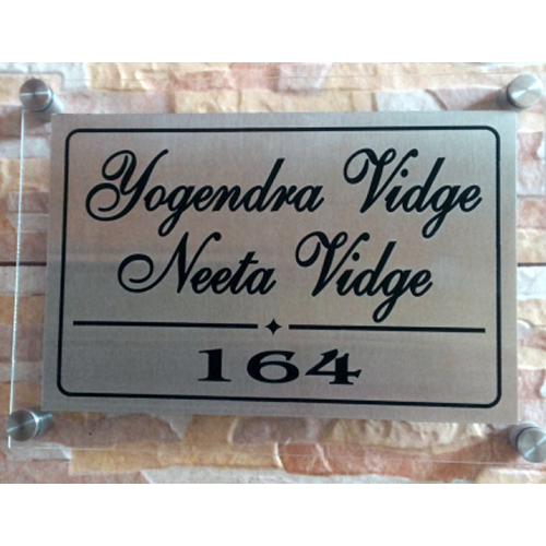 Steel Name Plate