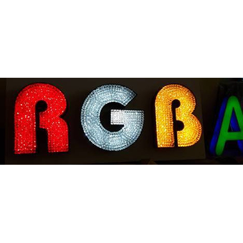 Letters With LED Illumination