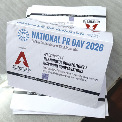 Tent Table Display Paper Card