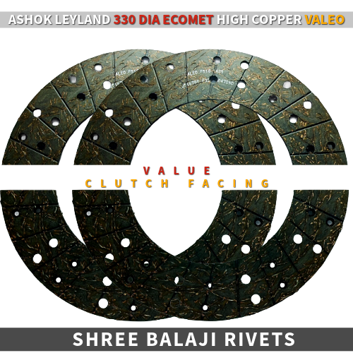 ASHOK LEYLAND ECOMET 330 DIA 13 INCH HIGH COPPER CLUTCH FACING