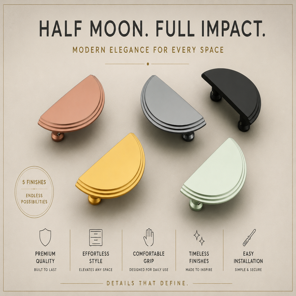 Half Round Door Handle