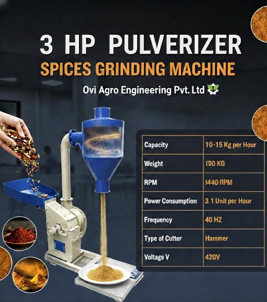 3 HP Pulverizer Machine