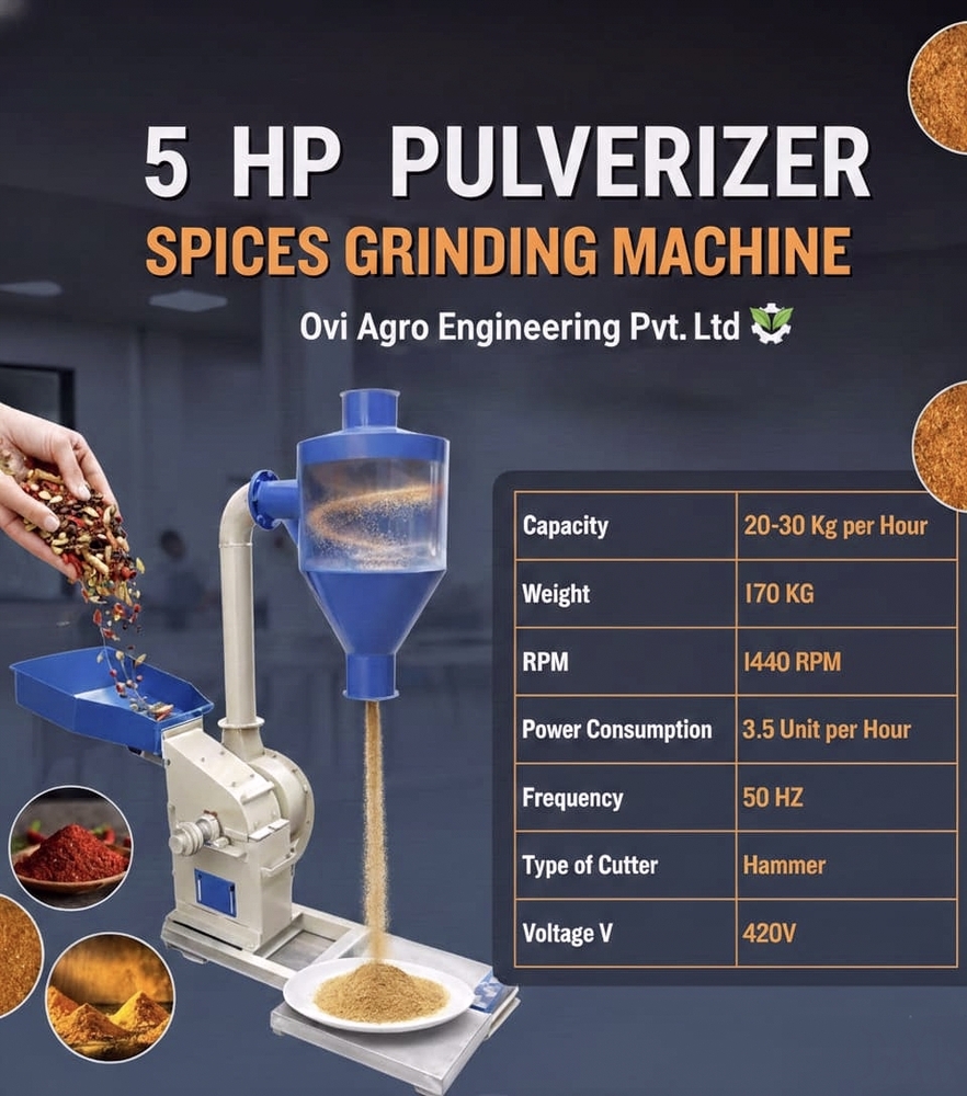5 HP Pulverizer Machine