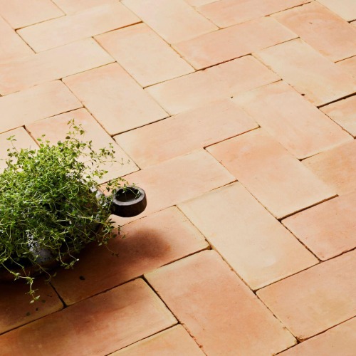Terracotta floor blocks