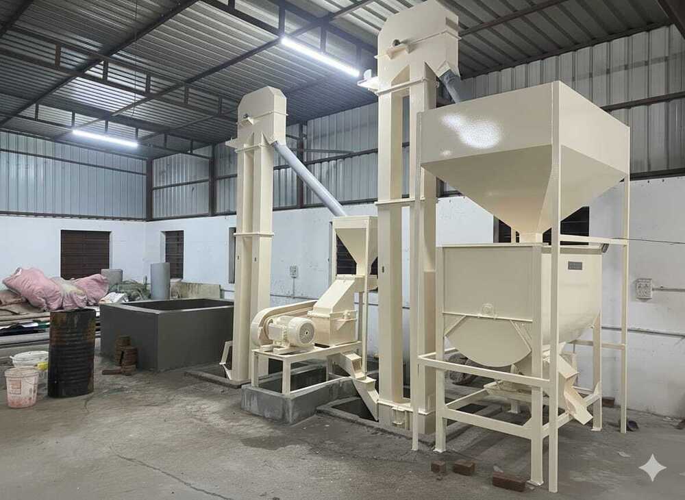 1 Ton Automatic Maize Flour Mill Plant